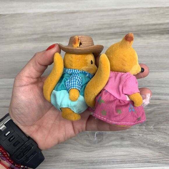 Little Li'l Woodzeez The Tippytail Fox Family Dad & Mom Collectibles 3" - Picture 7 of 9